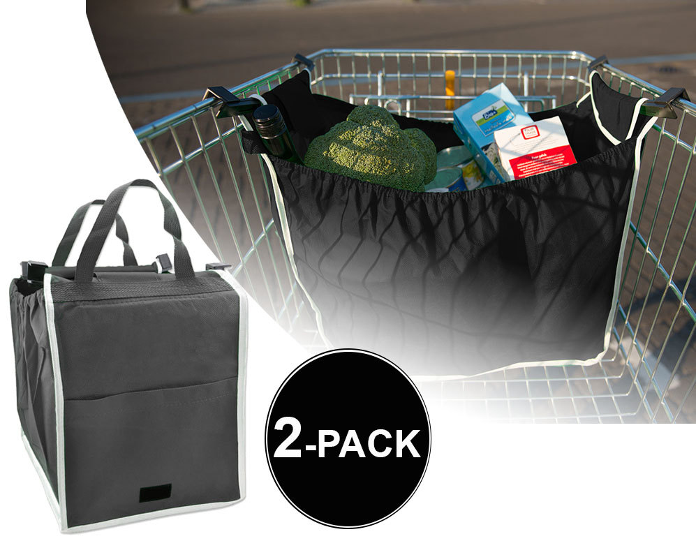Click to Buy - 2 Shopping Bags voor in Winkelwagen Click to Buy - 2 Shopping Bags voor in Winkelwagen
