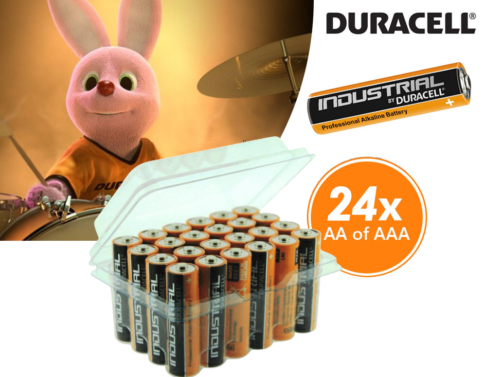 Click to Buy - 24 stuks Duracell Industrial Batterijen