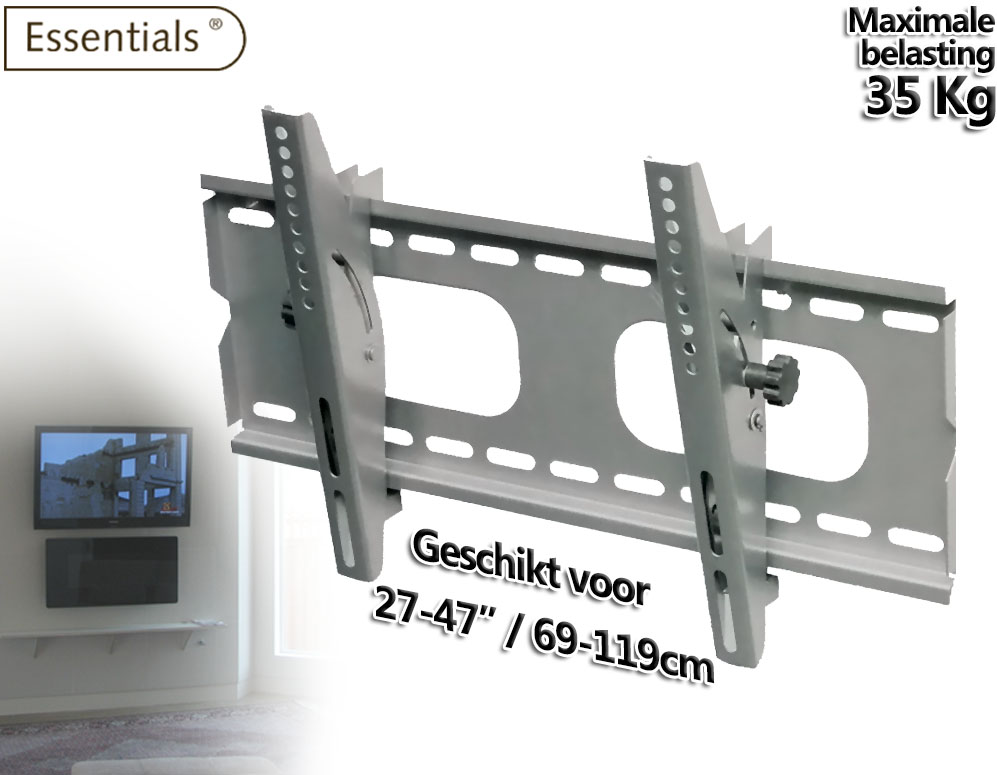 Click to Buy - 27-47 inch TV Muurbeugel met Tilt Functie Click to Buy - 27-47 inch TV Muurbeugel met Tilt Functie