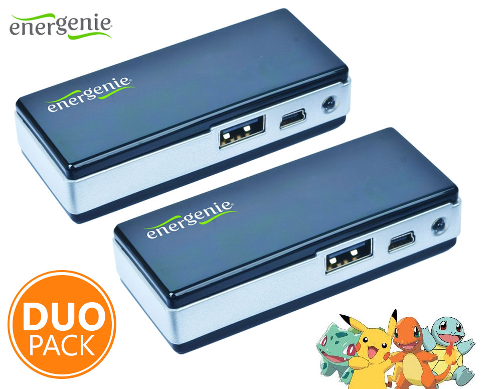 Click to Buy - 2-pack 2000mAh Powerbanks Click to Buy - 2-pack 2000mAh Powerbanks