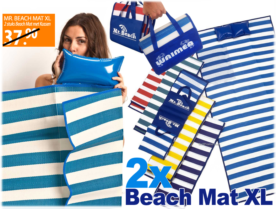 Click to Buy - 2-stuks Beach STRANDMAT XL Click to Buy - 2-stuks Beach STRANDMAT XL