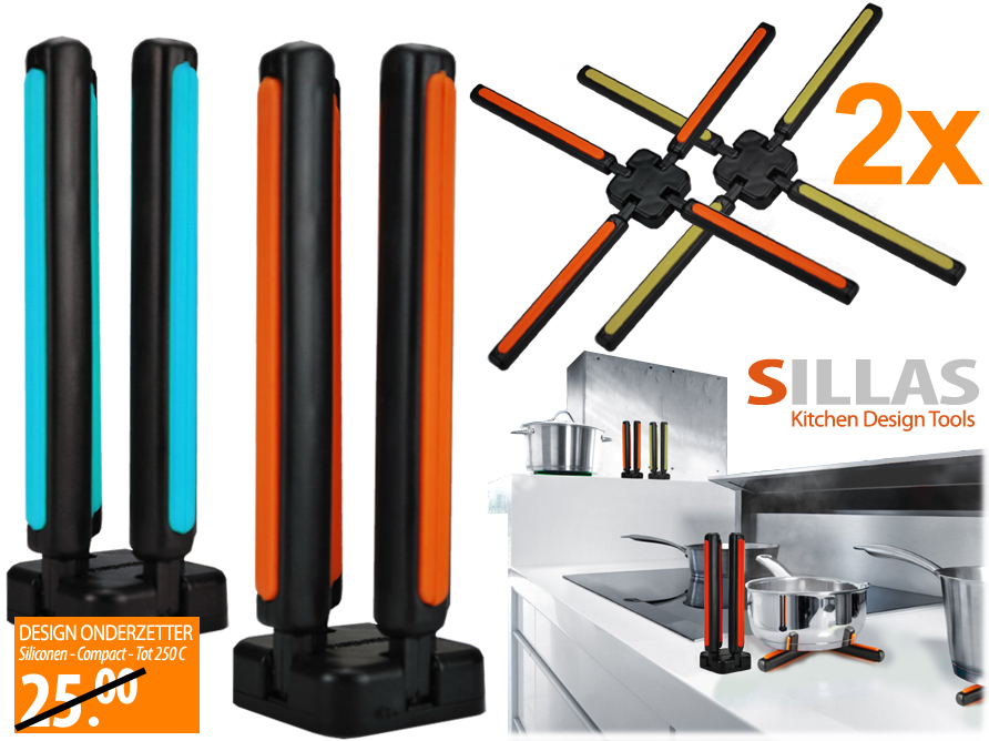Click to Buy - 2-stuks Design Pannen Onderzetters Click to Buy - 2-stuks Design Pannen Onderzetters