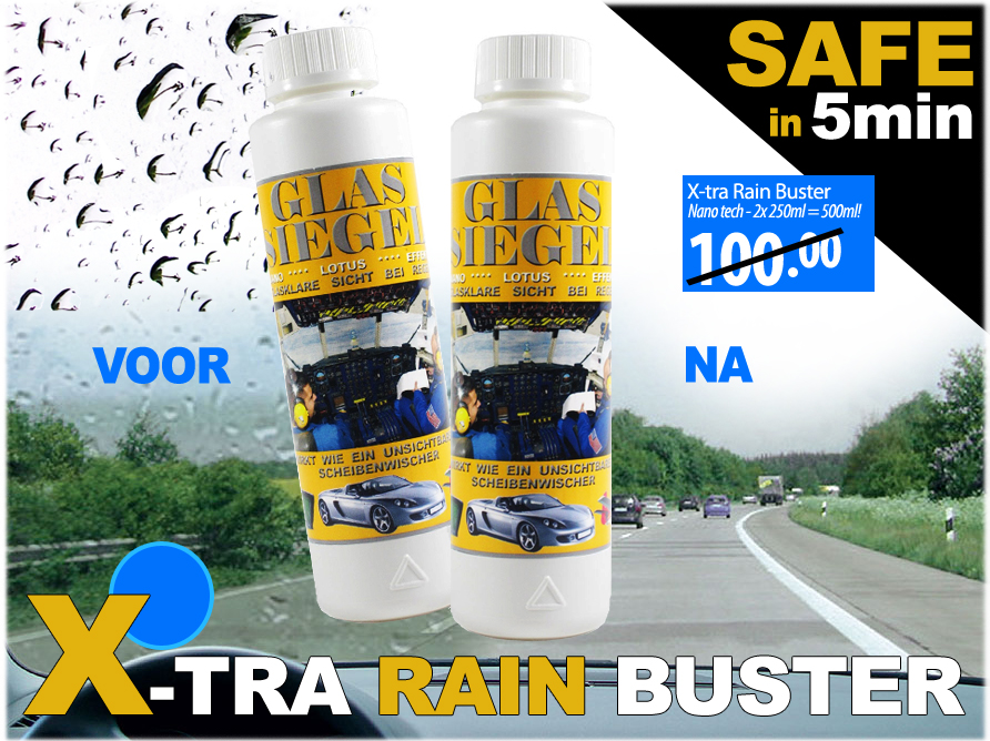 Click to Buy - 2x 250ml X-tra Rain Buster