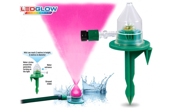 Click to Buy - 2x LED Color Tuinsproeier Click to Buy - 2x LED Color Tuinsproeier