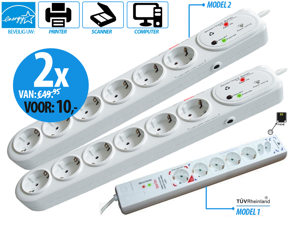 Click to Buy - 2x OSD Power Strip 7-Way Master Slave Click to Buy - 2x OSD Power Strip 7-Way Master Slave