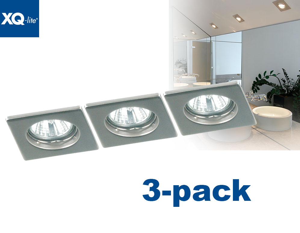 Click to Buy - 3 Luxe 50W Vierkante Inbouwspots Click to Buy - 3 Luxe 50W Vierkante Inbouwspots