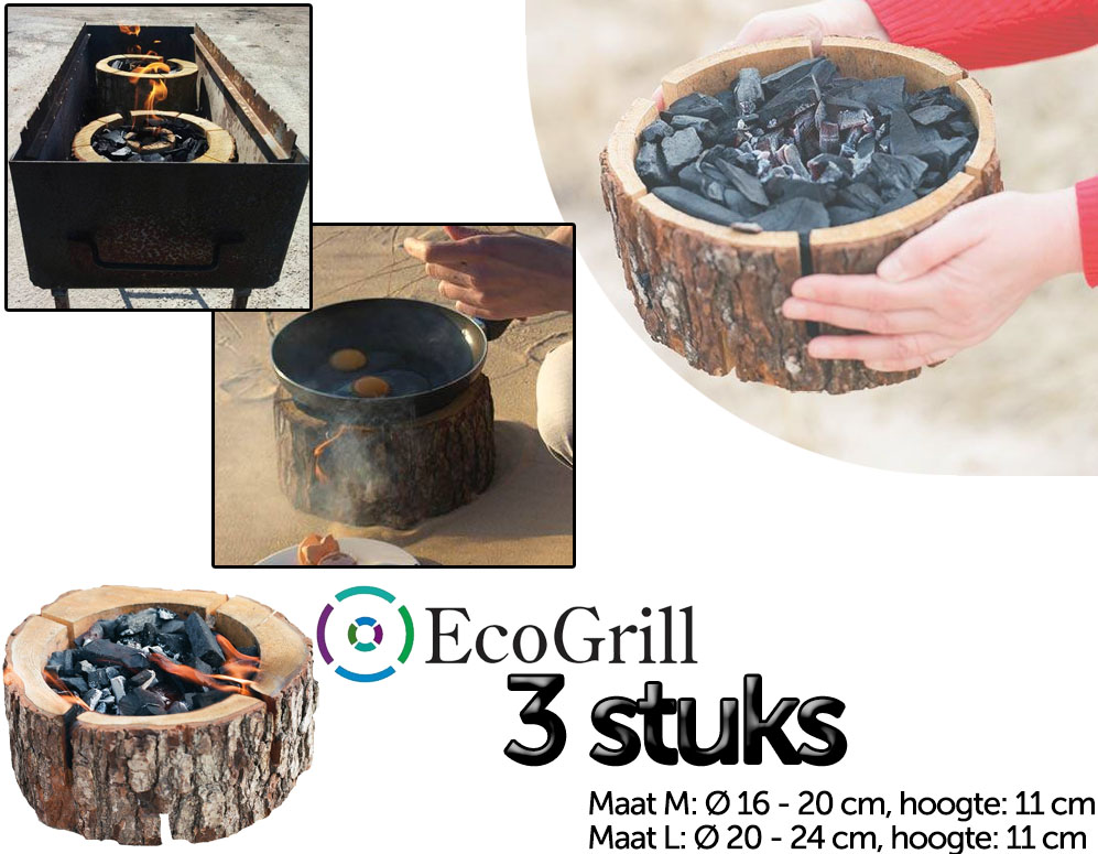 Click to Buy - 3 stuks ECO Grill maat M of L