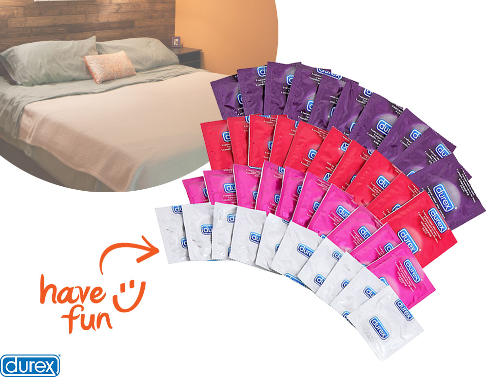 Click to Buy - 40-delig Durex Fun Pakket