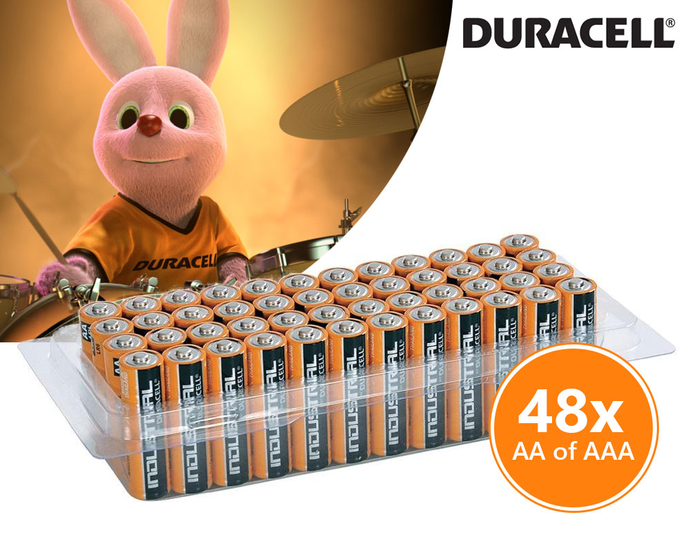 Click to Buy - 48 stuks Duracell Industrial Batterijen