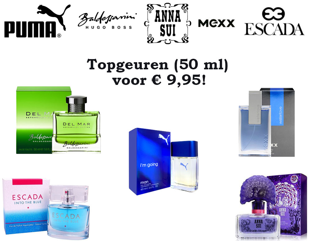 Click to Buy - 50 ml Topgeuren voor Bodemprijzen - Kies uit 5 verschillende Click to Buy - 50 ml Topgeuren voor Bodemprijzen - Kies uit 5 verschillende
