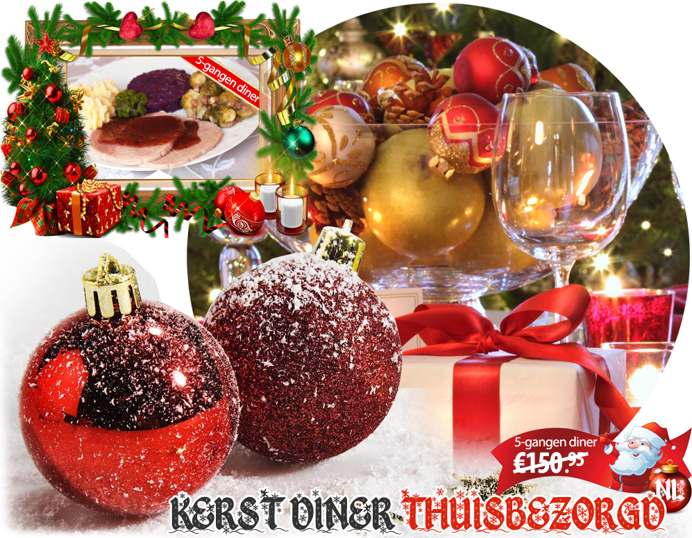 Click to Buy - 5-gangen Kerstdiner voor 6 personen (Thuisbezorgd) Click to Buy - 5-gangen Kerstdiner voor 6 personen (Thuisbezorgd)