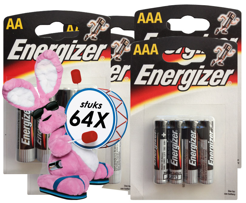 Click to Buy - 64x Energizer Batterijen (AA en AAA) Click to Buy - 64x Energizer Batterijen (AA en AAA)