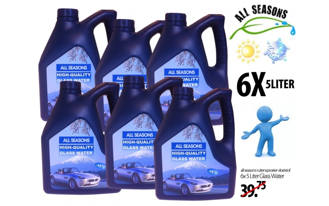Click to Buy - 6x 5liter Ruitensproeiervloeistof Click to Buy - 6x 5liter Ruitensproeiervloeistof