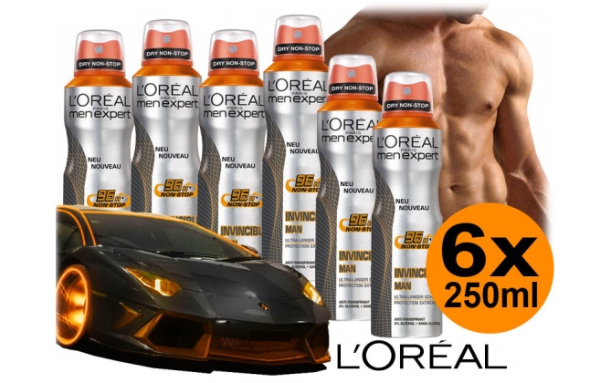 Click to Buy - 6x Loreal Men Expert Deo