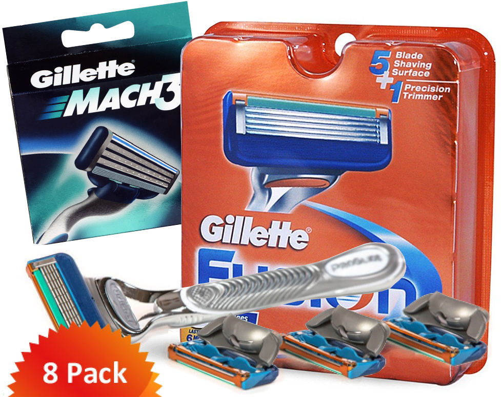Click to Buy - 8x Original Gillette Fusion of Mach3 Click to Buy - 8x Original Gillette Fusion of Mach3