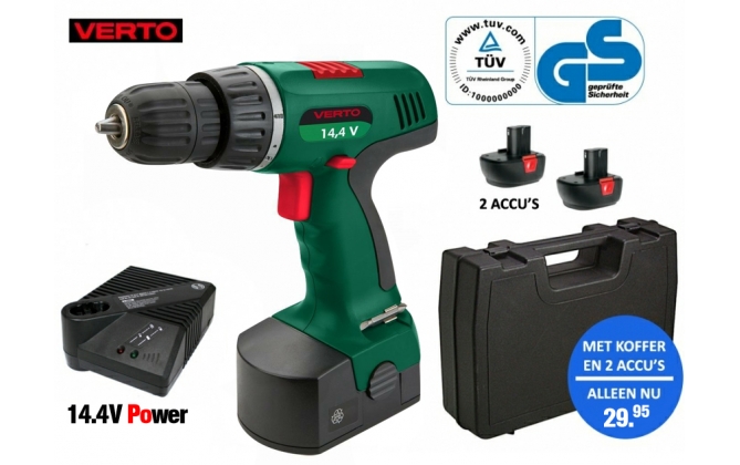 Click to Buy - Accu Boormachine + Koffer Click to Buy - Accu Boormachine + Koffer
