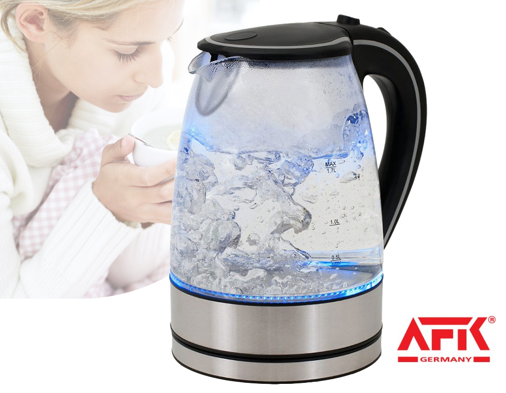 Click to Buy - AFK Glazen LED Verlichte Waterkoker