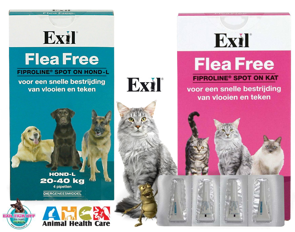 Click to Buy - Anti-Vlo kuur voor HOND of KAT Click to Buy - Anti-Vlo kuur voor HOND of KAT