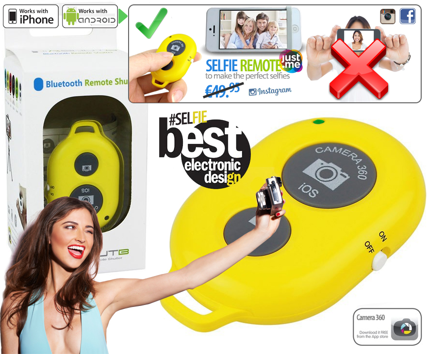 Click to Buy - aShute #SELFIE Remote Shutter Control Click to Buy - aShute #SELFIE Remote Shutter Control