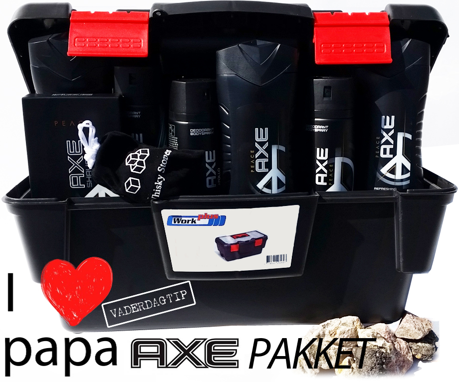 Click to Buy - AXE XXL Vaderdag Pakket + Gereedschapskoffer