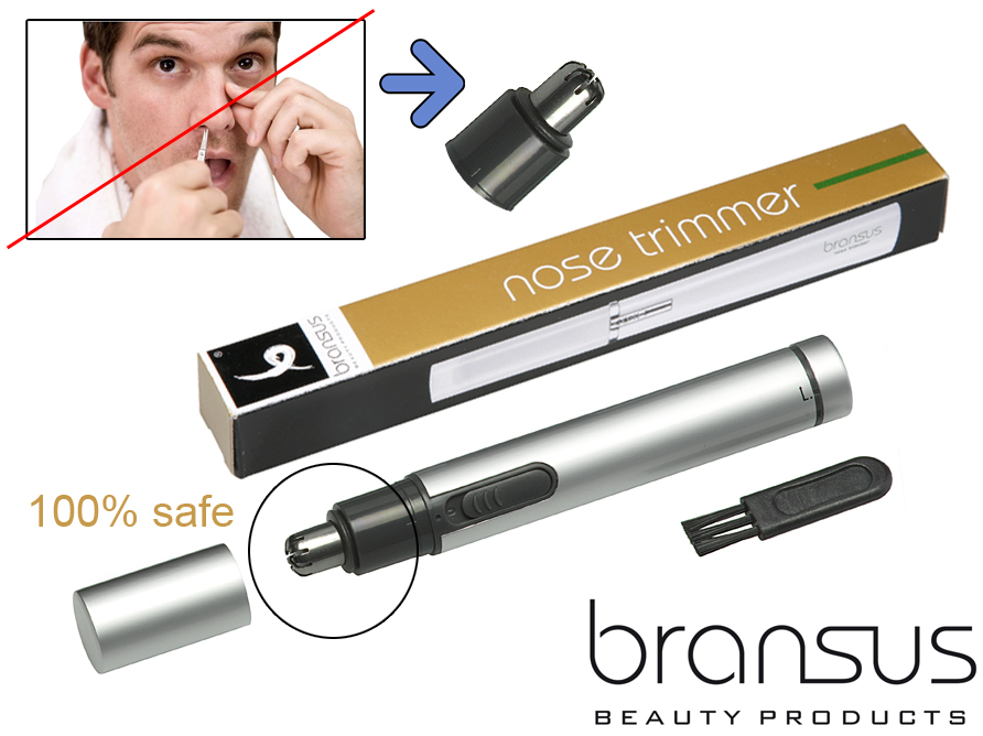 Click to Buy - Bransus Neushaartrimmer met LED