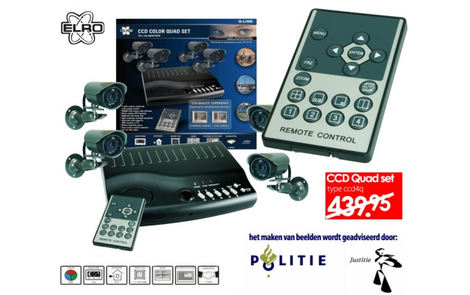 Click to Buy - CCD kleuren Quad set (CCD4Q) Click to Buy - CCD kleuren Quad set (CCD4Q)