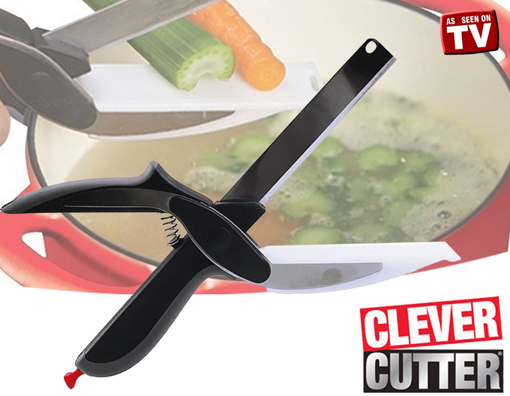 Click to Buy - Clever Cutter | 2-in-1 mes en snijplank