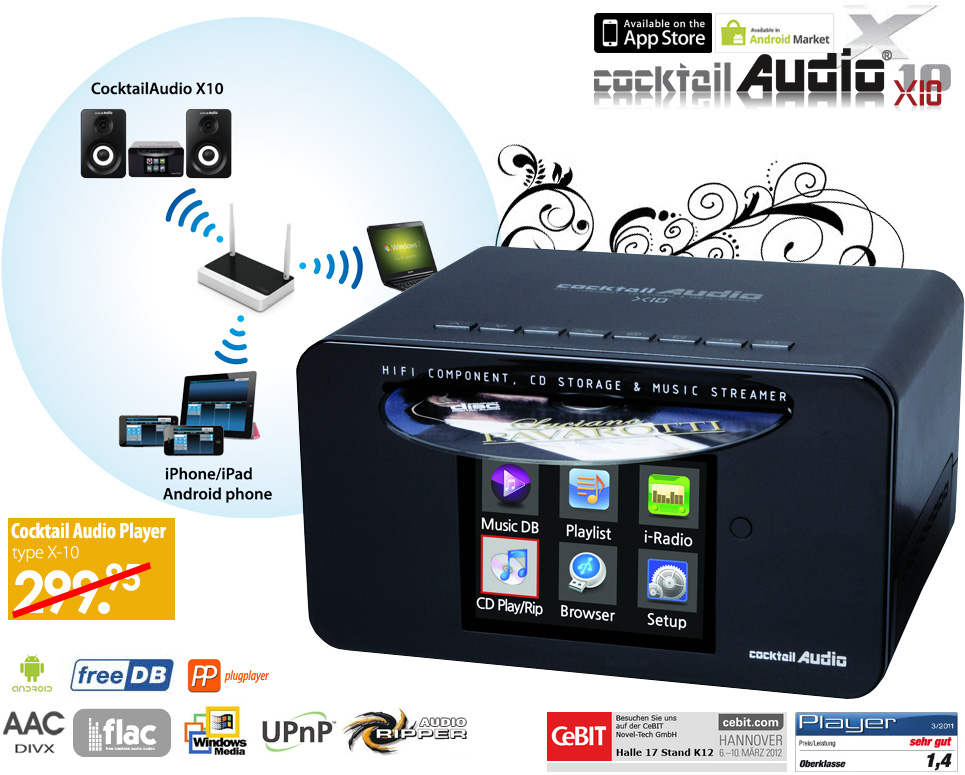 Click to Buy - Cocktail Audio X10 HD HiFi System Click to Buy - Cocktail Audio X10 HD HiFi System