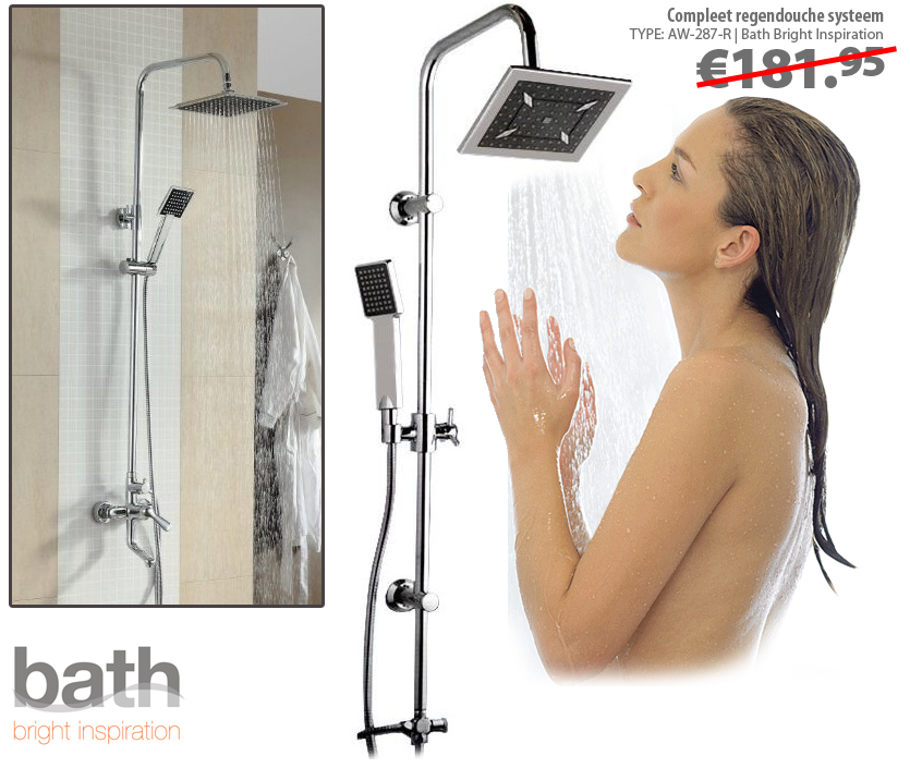 Click to Buy - Compleet Regendouche Systeem Click to Buy - Compleet Regendouche Systeem