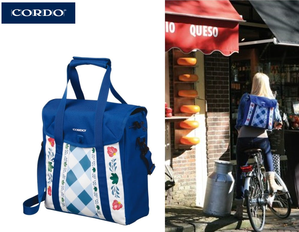 Click to Buy - Cordo Shoppertas met Bagagedrager Haken