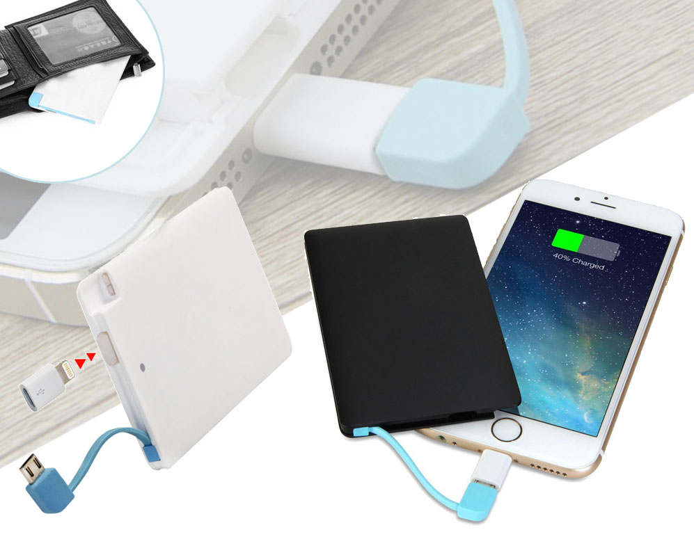 Click to Buy - Creditcard Model Powerbank 2600 mAH Click to Buy - Creditcard Model Powerbank 2600 mAH