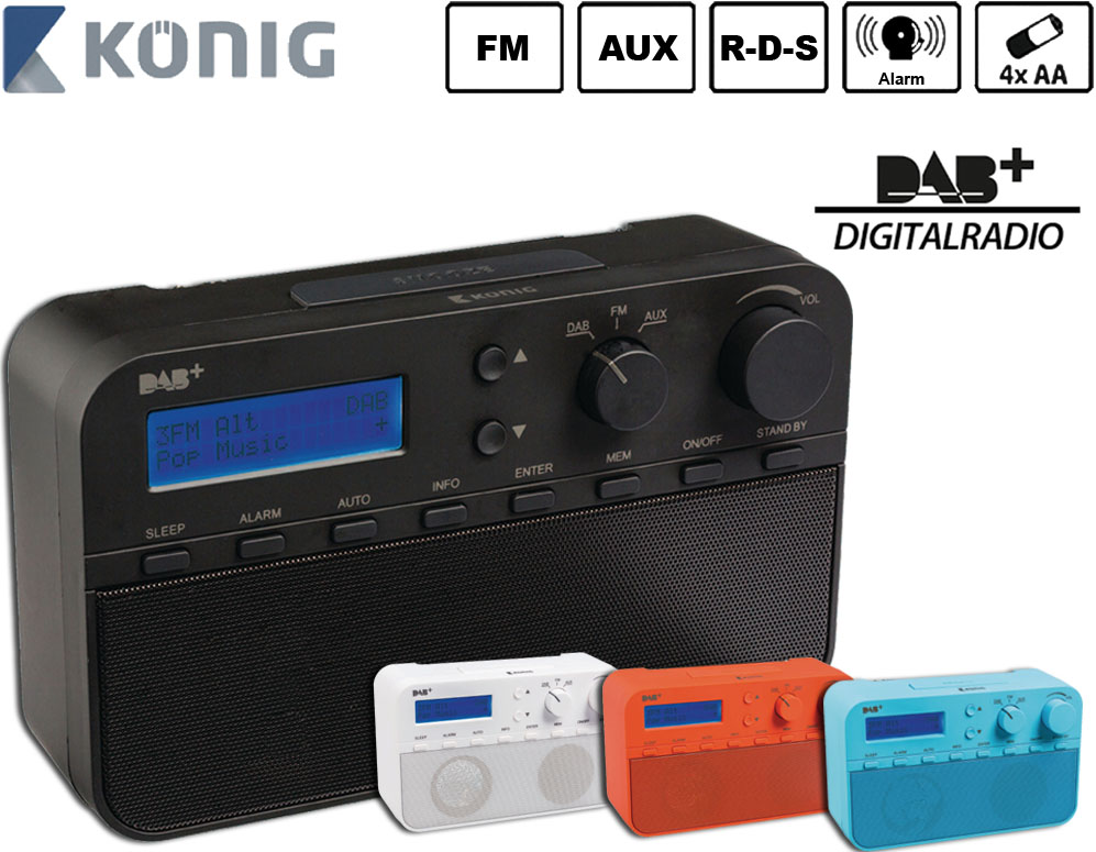 Click to Buy - DAB+ Radio Met RDS en Full Display Click to Buy - DAB+ Radio Met RDS en Full Display