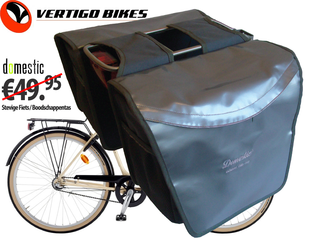 Click to Buy - Dubbele Fietstas Domestic Roomy Click to Buy - Dubbele Fietstas Domestic Roomy