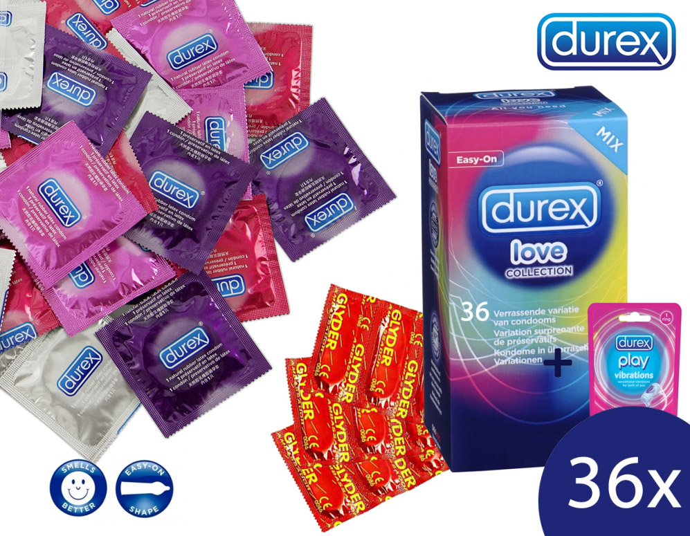 Click to Buy - Durex Surprise Pakket (36 stuks + vibr. ring)