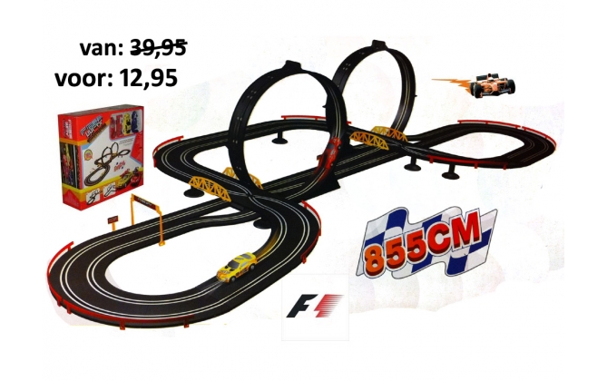 Click to Buy - Electrische Racebaan (met 4 auto's) Click to Buy - Electrische Racebaan (met 4 auto's)