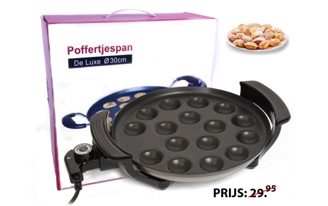 Click to Buy - Elektrische Poffertjespan Chef Click to Buy - Elektrische Poffertjespan Chef