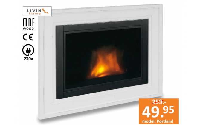 Click to Buy - Elektrische Sfeerhaard Portland Click to Buy - Elektrische Sfeerhaard Portland