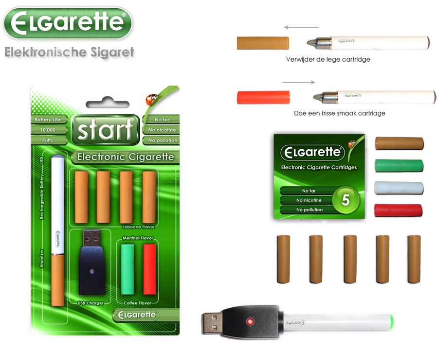 Click to Buy - Elgarette Elektrische Sigaret