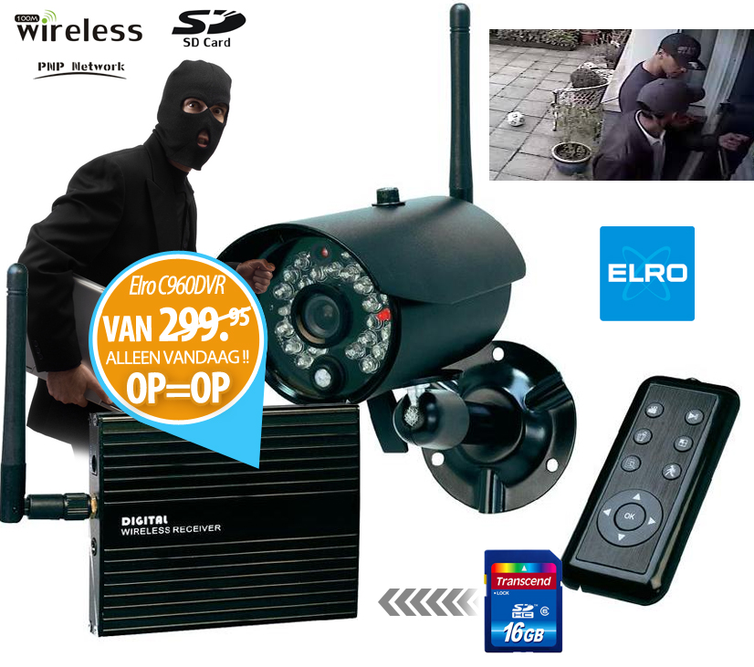 Click to Buy - Elro C960DVR Camera Beveiligings Systeem Click to Buy - Elro C960DVR Camera Beveiligings Systeem