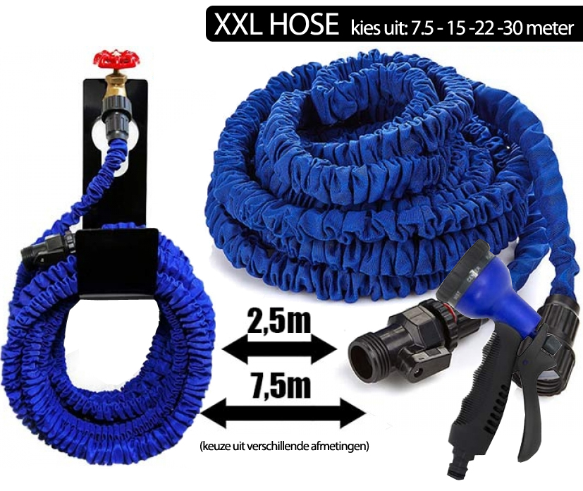 Click to Buy - Flexibele en uitrekbare tuinslang (tot 30 meter) Click to Buy - Flexibele en uitrekbare tuinslang (tot 30 meter)