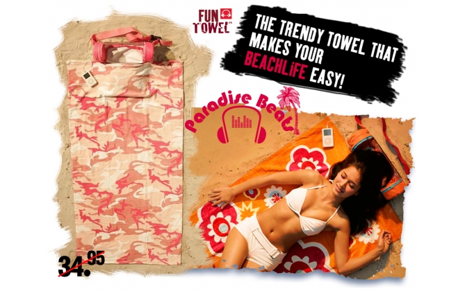 Click to Buy - Funtowel Speaker Handdoek Click to Buy - Funtowel Speaker Handdoek