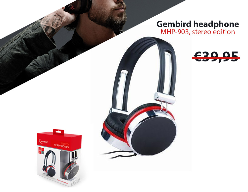 Click to Buy - Gembird Stereo Headphone MHP-903 Click to Buy - Gembird Stereo Headphone MHP-903
