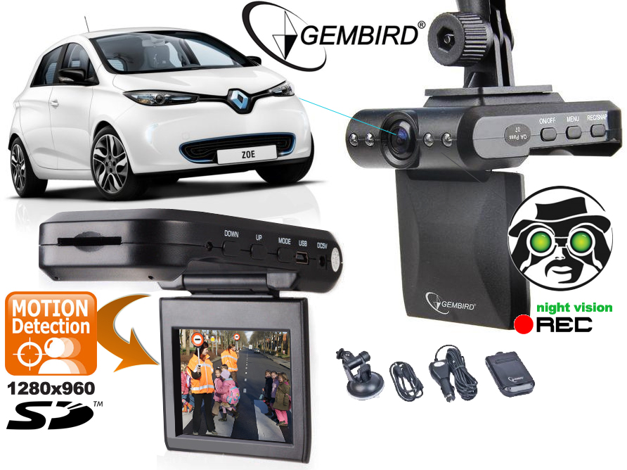 Click to Buy - Gembird Super PRO-Dashcam Click to Buy - Gembird Super PRO-Dashcam