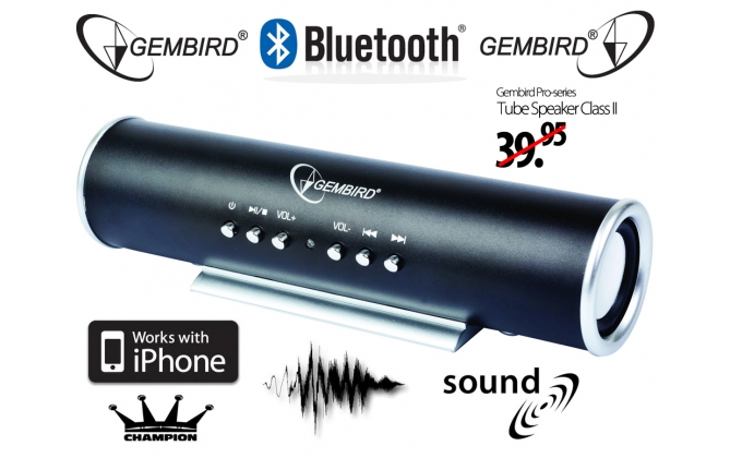 Click to Buy - Gembird Tube Speaker Class II Click to Buy - Gembird Tube Speaker Class II