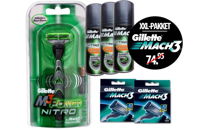 Click to Buy - Gillette M3 Power Nitro Pakket Click to Buy - Gillette M3 Power Nitro Pakket