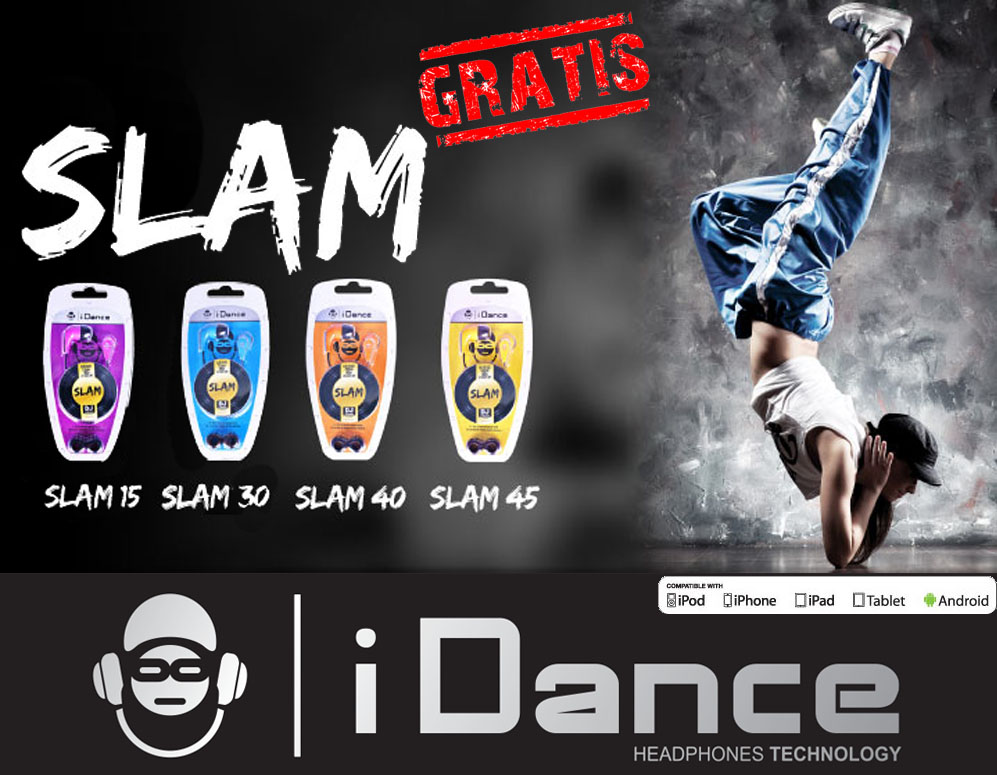 Click to Buy - Gratis iDance Slam in Ear Headphones Click to Buy - Gratis iDance Slam in Ear Headphones