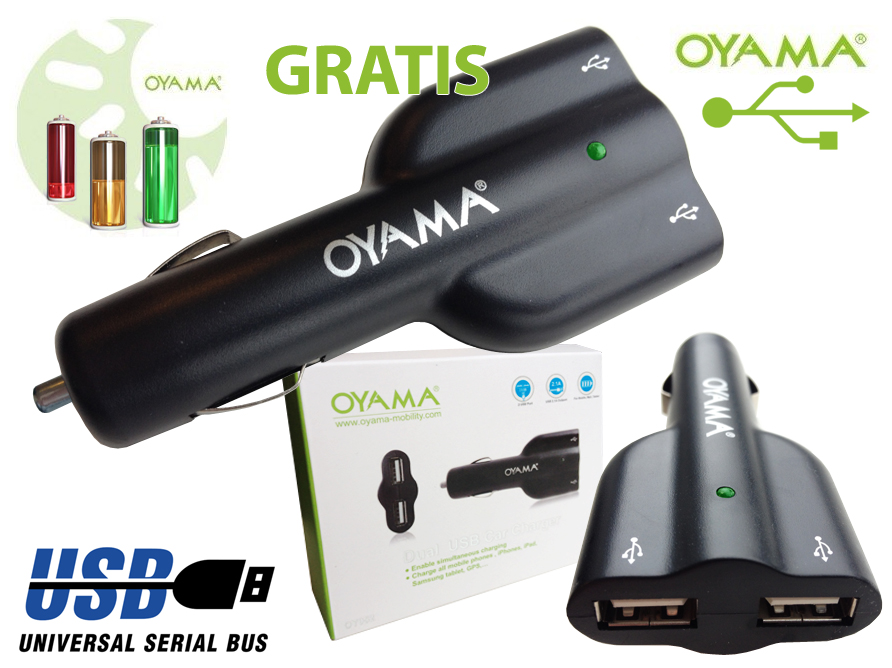 Click to Buy - GRATIS Oyama Dual USB Car Charger