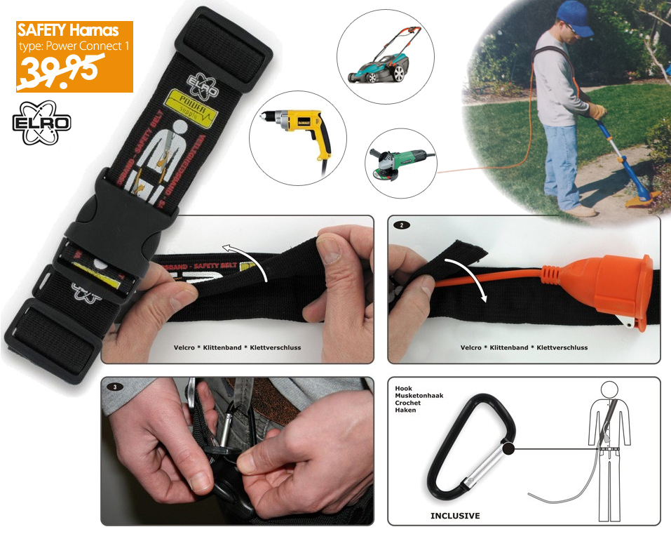 Click to Buy - GRATIS Safety Harnas ELRO (Pro series) Click to Buy - GRATIS Safety Harnas ELRO (Pro series)