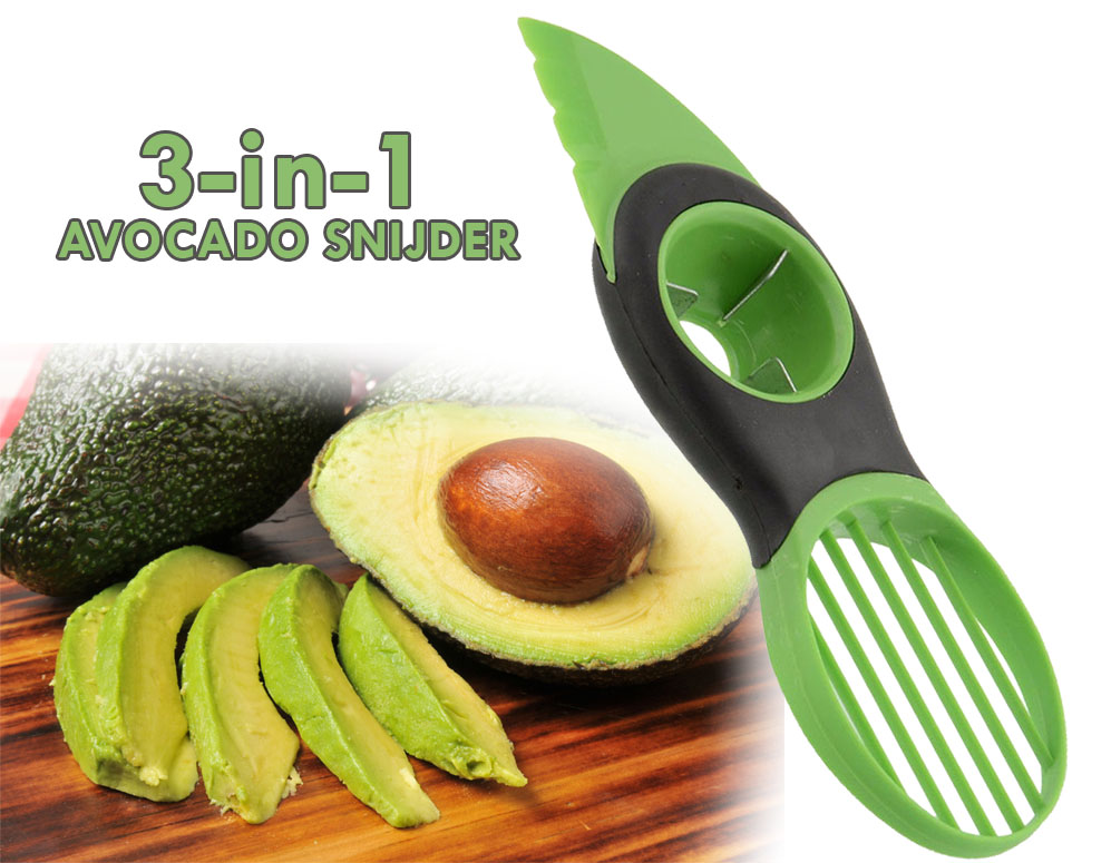 Click to Buy - Handige 3-in-1 Avocado Snijder