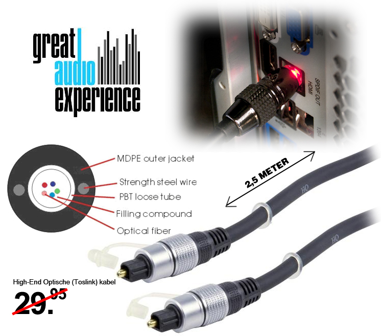 Click to Buy - High-End Optische Toslink Kabel